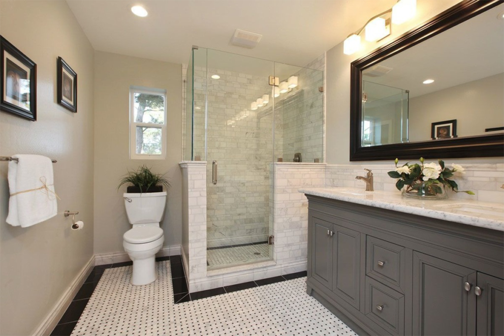 Renovated bathroom