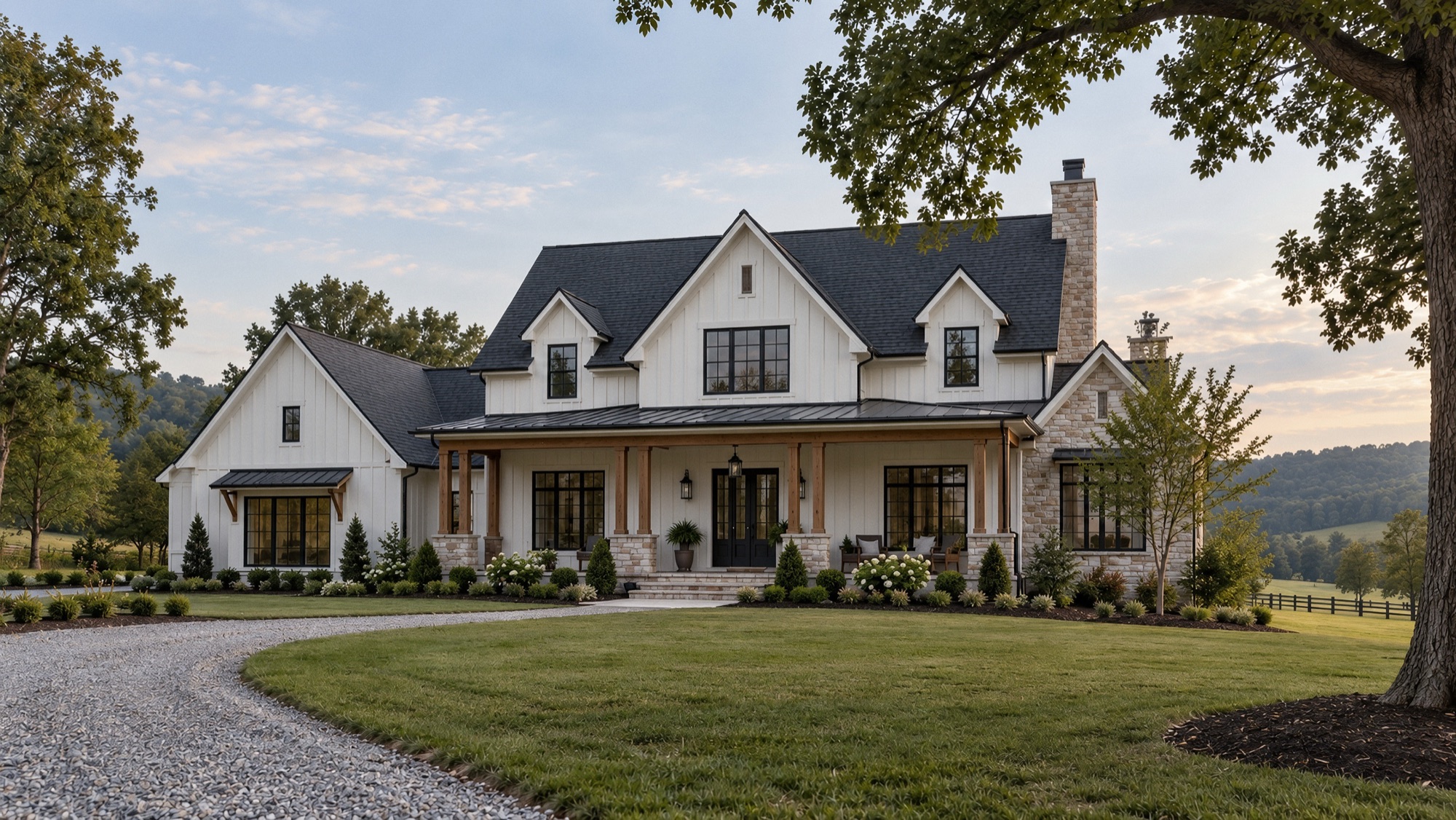 Custom home built by R.E. Horner Construction in Central Virginia
