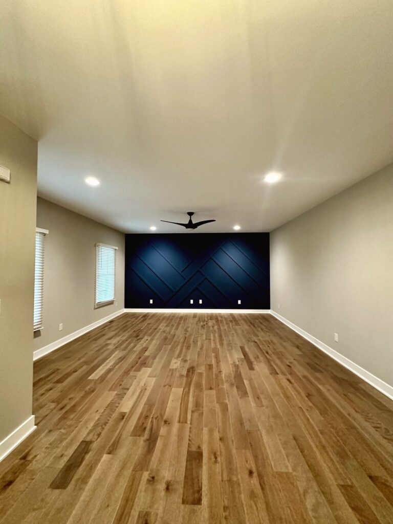 Living room renovation by R.E. Horner Construction