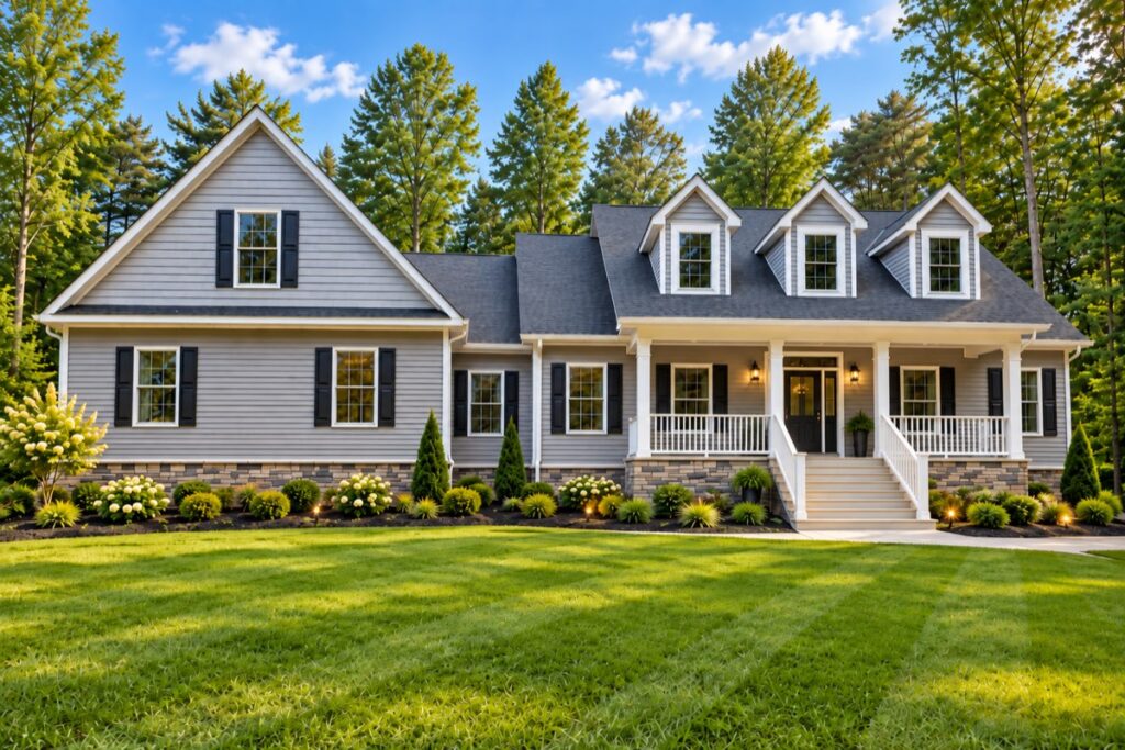 Custom home built by R.E. Horner Construction