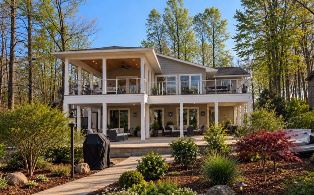 Two-storey home addition by R.E. Horner Construction